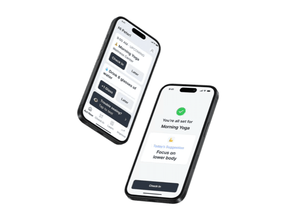 Focus app screens