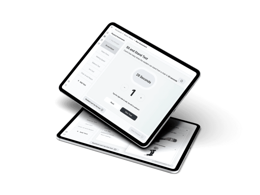 Focus activate tablet interface
